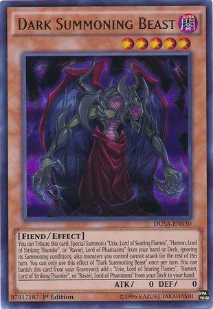 Dark Summoning Beast DUSA-EN030 YuGiOh Duelist Saga