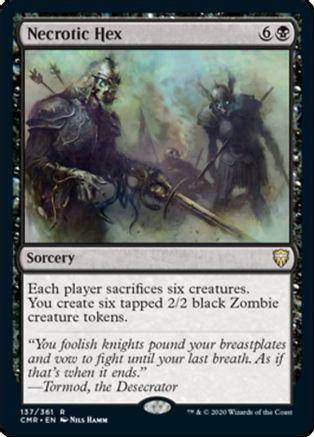 Necrotic Hex Magic Commander Legends