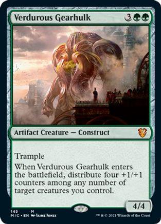 Verdurous Gearhulk #145 Magic Midnight Hunt Commander
