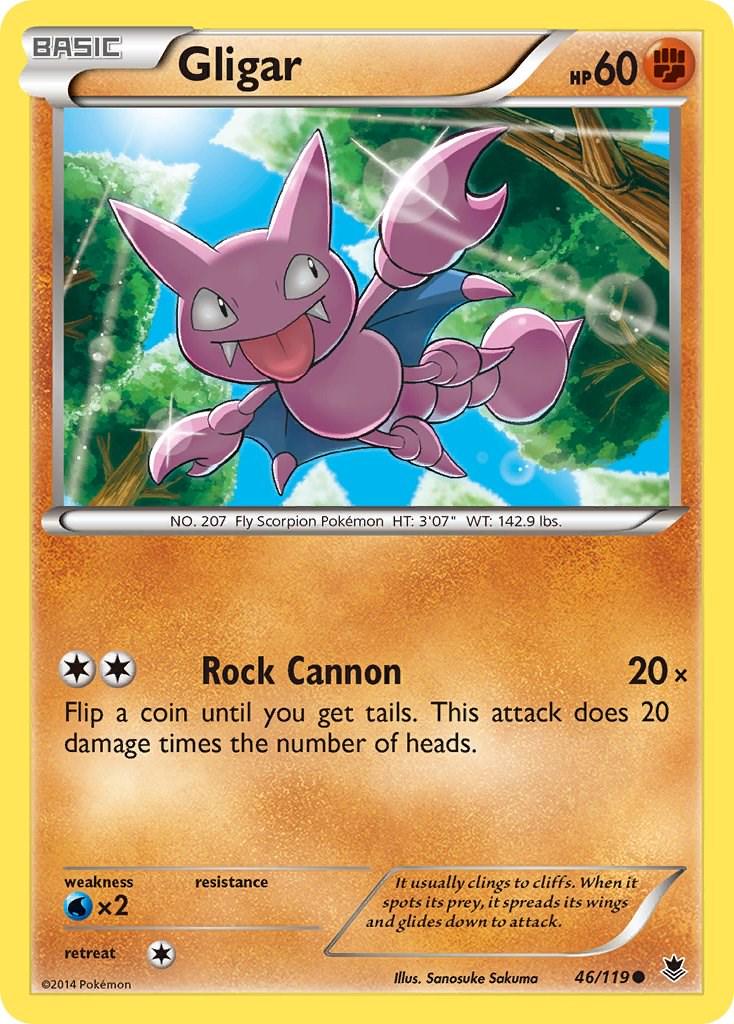 Gligar #46 Pokemon Phantom Forces