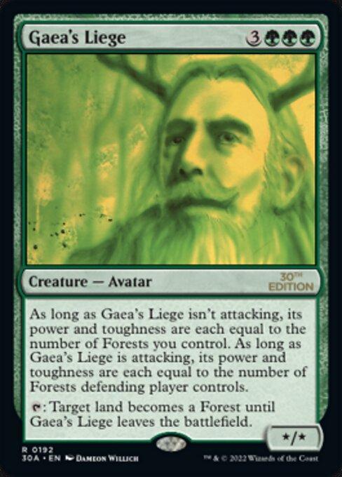 Gaea's Liege #192 Magic 30th Anniversary
