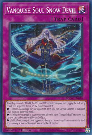 Vanquish Soul Snow Devil AGOV-EN078 YuGiOh Age of Overlord