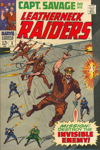 Capt. Savage and His Leatherneck Raiders #5 (1968) Comic Books Capt. Savage and His Leatherneck Raiders