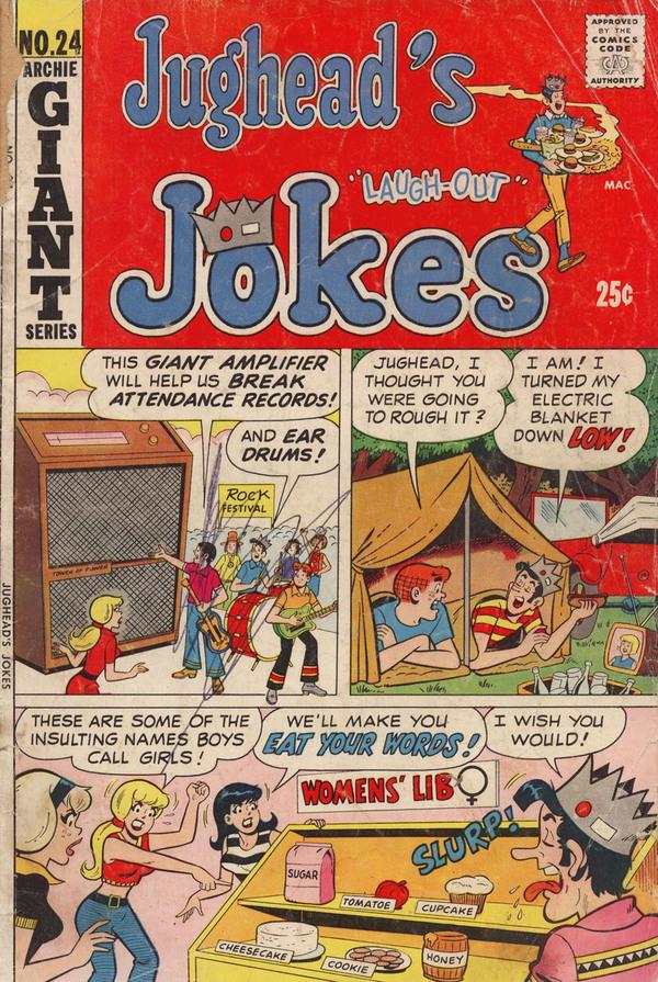 Jughead's Jokes #24 (1971) Comic Books Jughead's Jokes
