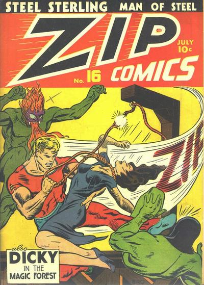 Zip Comics #16 (1941) Comic Books Zip Comics