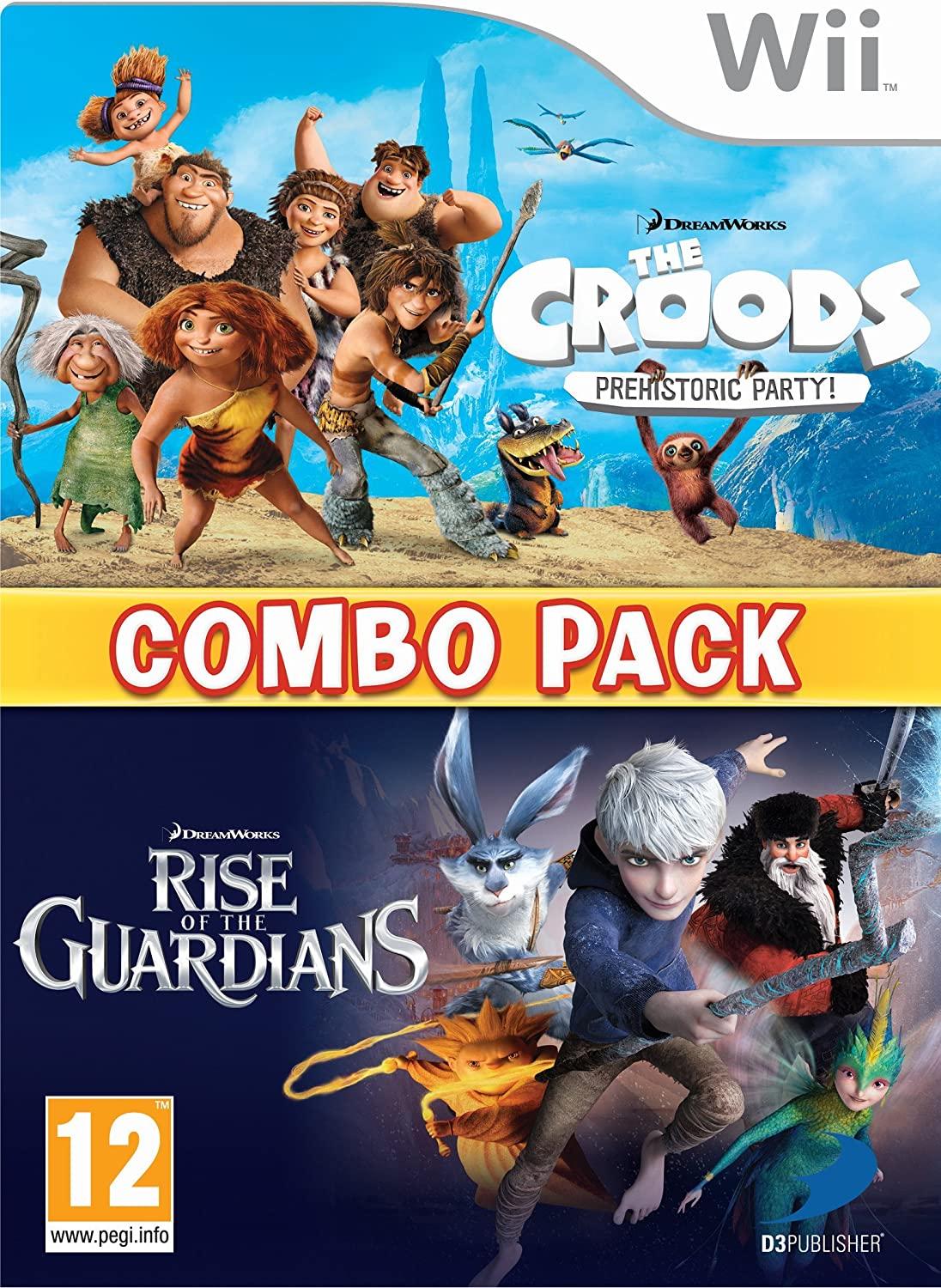 The Croods: Prehistoric Party! & Rise of the Guardians: Combo Pack PAL Wii
