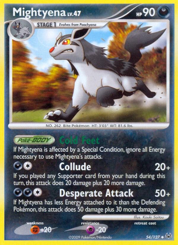 Mightyena #54 Pokemon Platinum