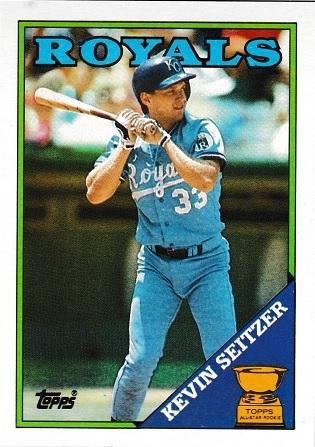 Kevin Seitzer #275 Baseball Cards 1988 Topps
