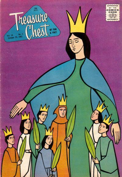 Treasure Chest of Fun and Fact #4 330 (1962) Comic Books Treasure Chest of Fun and Fact