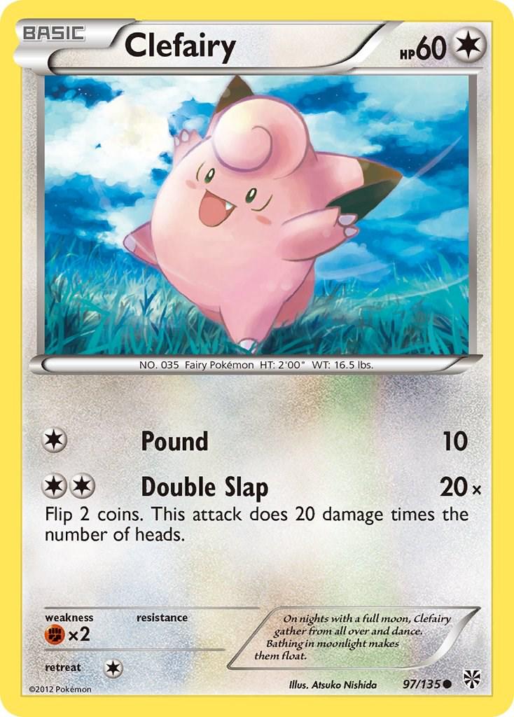 Clefairy #97 Pokemon Plasma Storm
