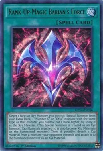 Rank-Up-Magic Barian's Force MP14-EN036 YuGiOh 2014 Mega-Tin Mega Pack