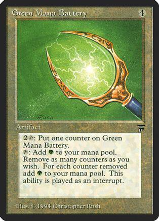 Green Mana Battery Magic Legends