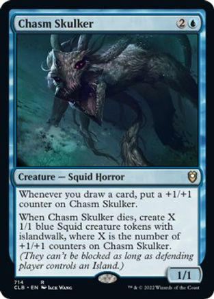 Chasm Skulker #714 Magic Commander Legends: Battle for Baldur's Gate