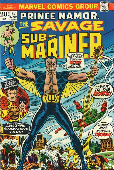 Sub-Mariner #67 (1973) Comic Books Sub-Mariner