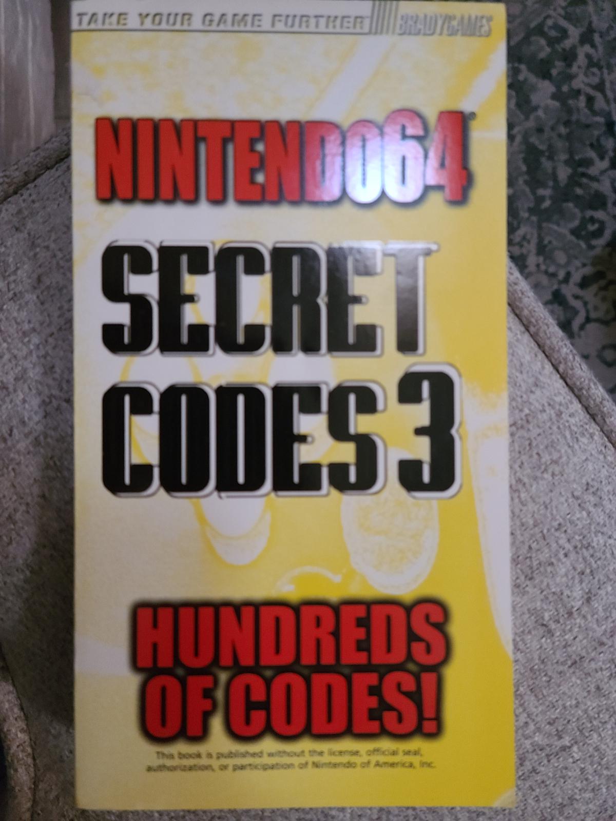 Nintendo64 Secret Codes 3 Strategy Guide