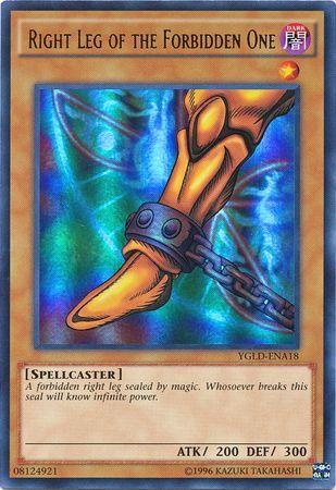 Right Leg of the Forbidden One YGLD-ENA18 YuGiOh Yugi's Legendary Decks