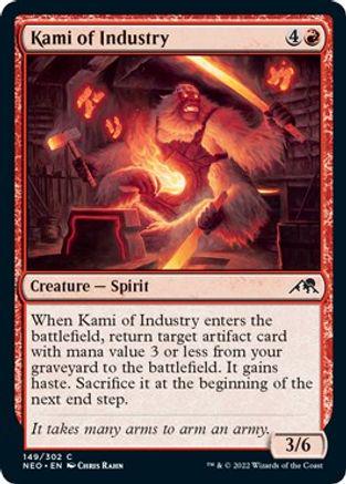 Kami of Industry #149 Magic Kamigawa: Neon Dynasty