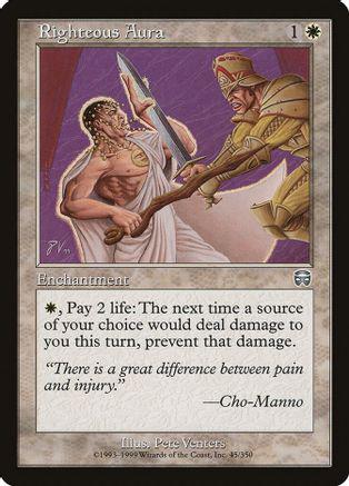 Righteous Aura Magic Mercadian Masques