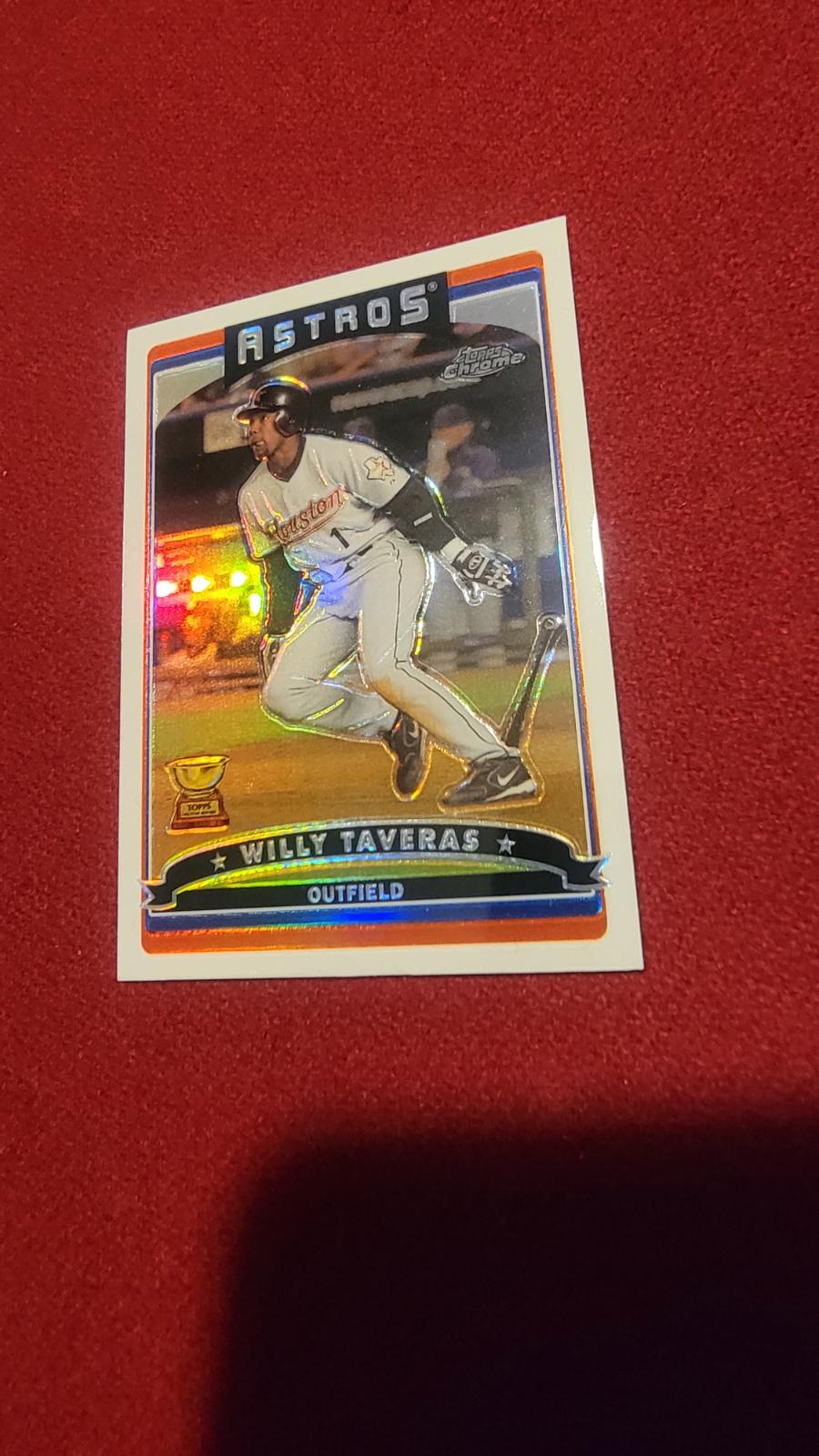 Willy Taveras Refractor #99 Baseball Cards 2006 Topps Chrome