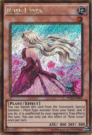 Rose Lover PGL2-EN003 YuGiOh Premium Gold: Return of the Bling