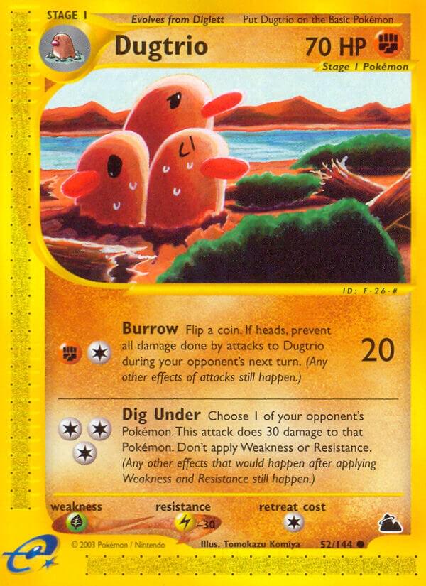 Dugtrio #52 Pokemon Skyridge