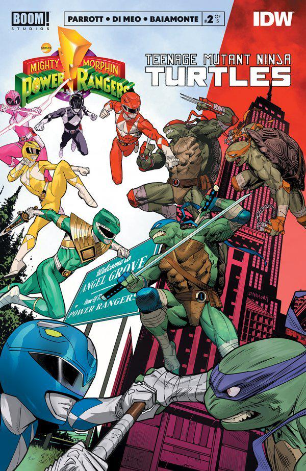 Mighty Morphin Power Rangers / Teenage Mutant Ninja Turtles #2 (2020) Comic Books Mighty Morphin Power Rangers / Teenage Mutant Ninja Turtles