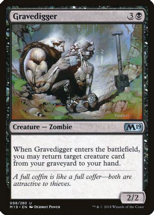 Gravedigger #98 Magic Core Set 2019