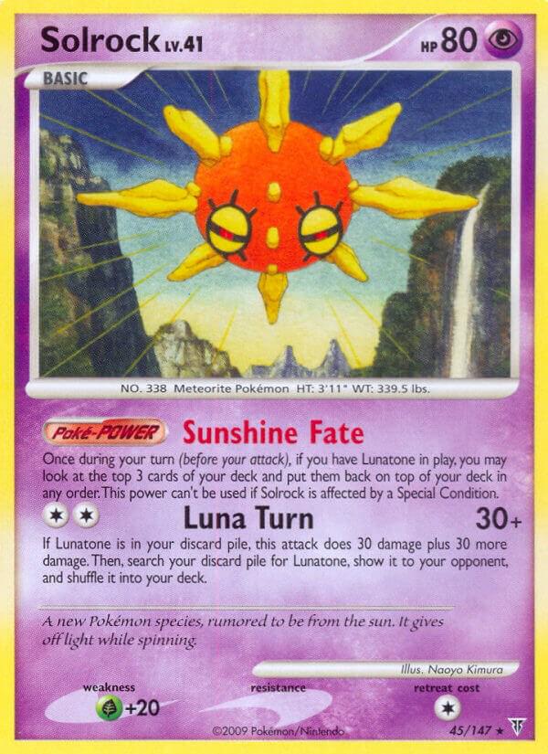 Solrock #45 Pokemon Supreme Victors