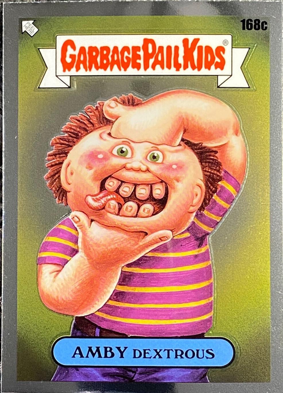 AMBY Dextrous #168c 2022 Garbage Pail Kids Chrome