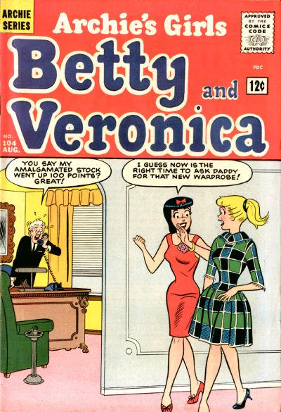 Archie's Girls Betty and Veronica #104 (1964) Comic Books Archie's Girls Betty and Veronica