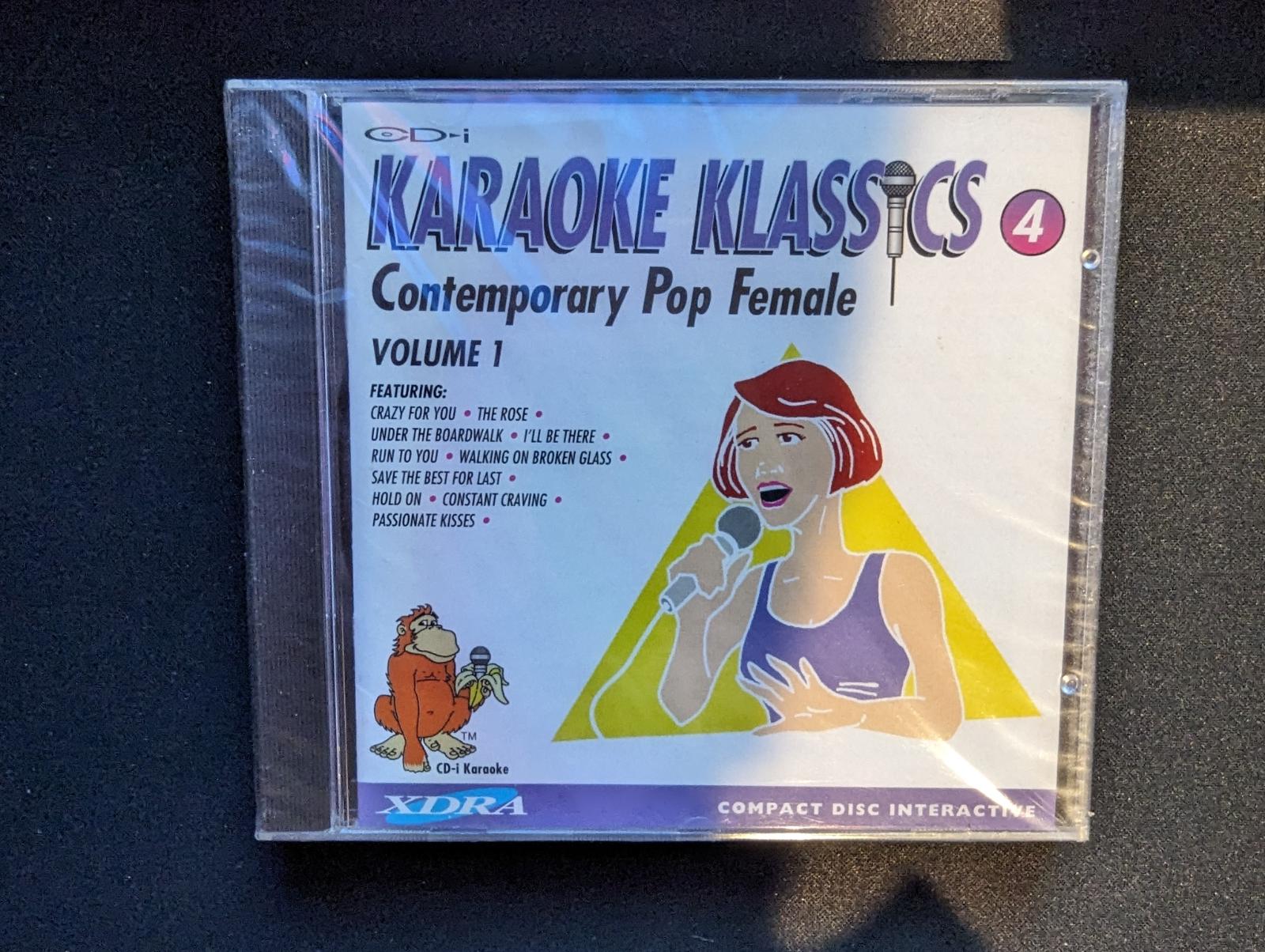 Karaoke Klassiks 4 Contemporary Pop Female Volume 1 CD-i