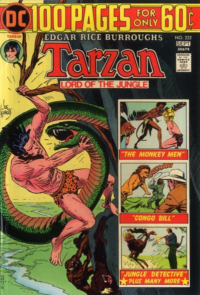 Tarzan #232 (1974) Comic Books Tarzan