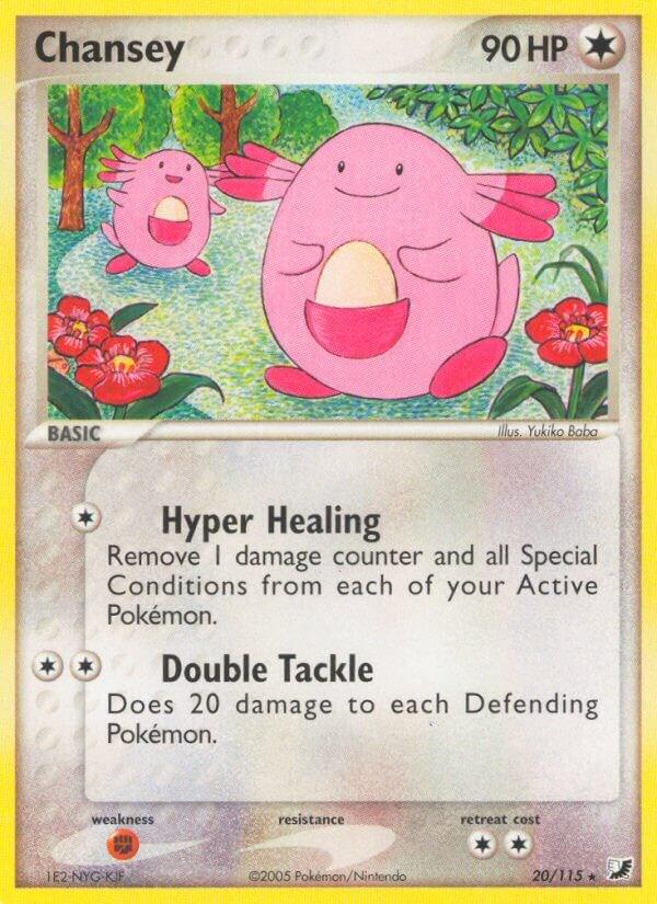 Chansey #20 Pokemon Unseen Forces