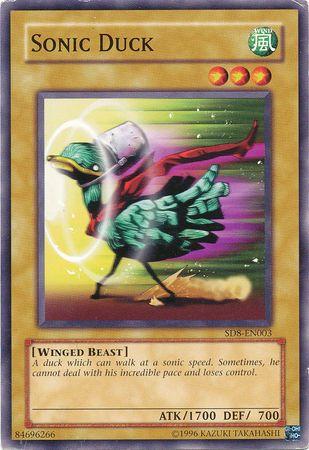 Sonic Duck SD8-EN003 YuGiOh Structure Deck: Lord of the Storm