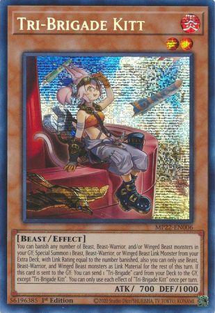 Tri-Brigade Kitt MP22-EN006 YuGiOh 2022 Tin of the Pharaoh's Gods Mega Pack