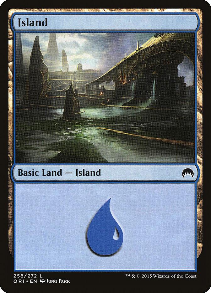 Island #258 Magic Magic Origins