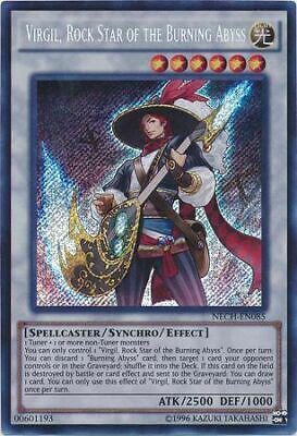 Virgil, Rock Star of the Burning Abyss NECH-EN085 YuGiOh The New Challengers