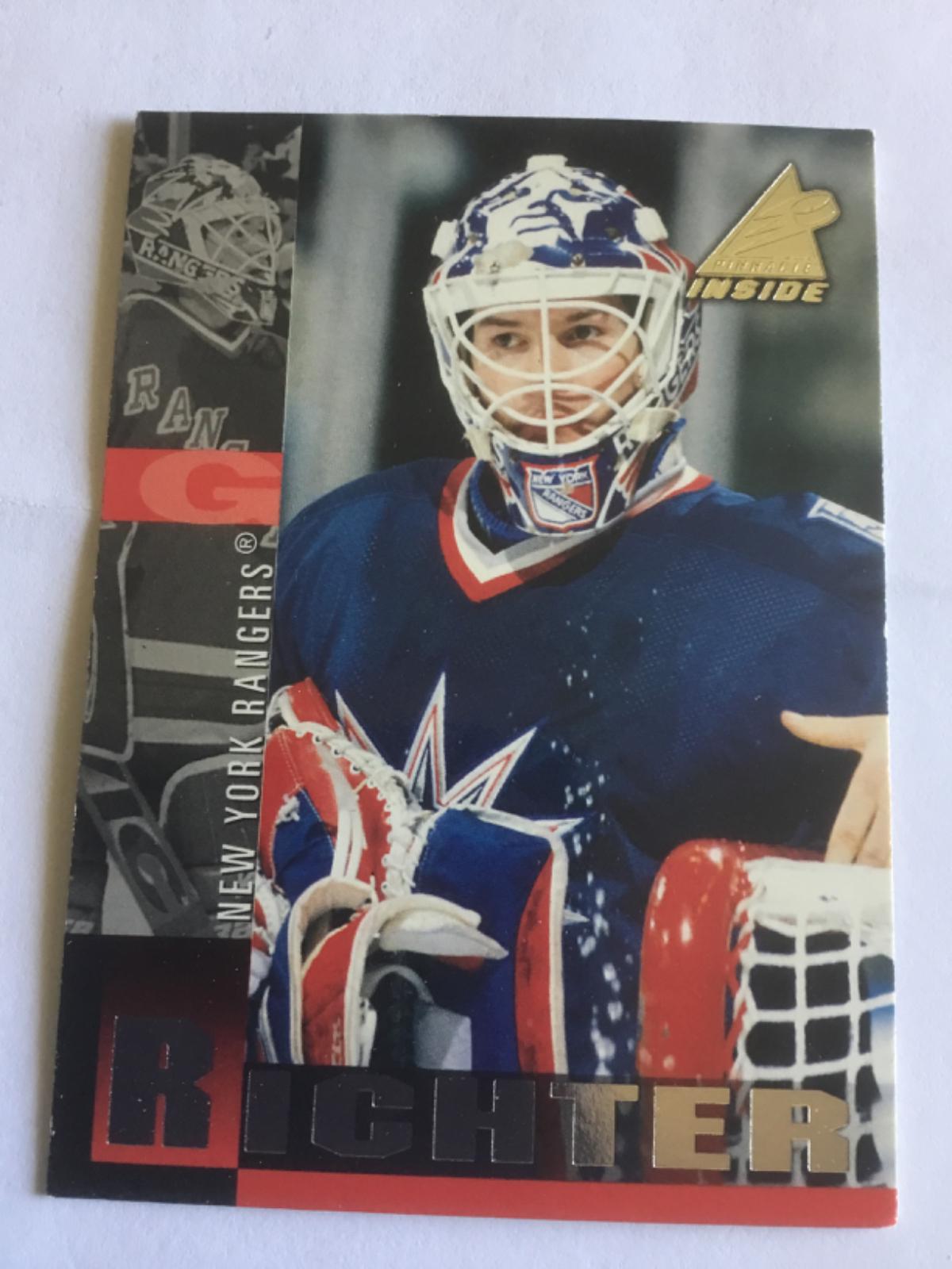 Mike richter #81 Hockey Cards 1997 Pinnacle Inside