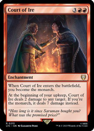 Court of Ire #213 Magic Lord of the Rings Commander