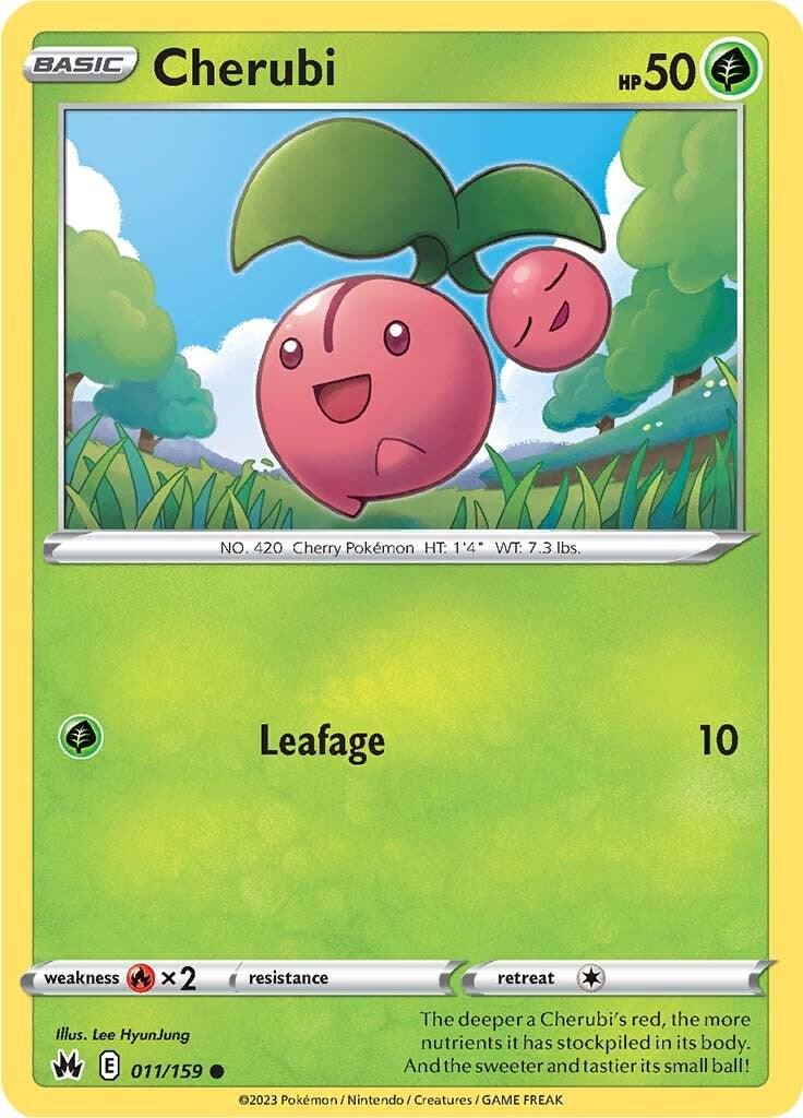Cherubi #11 Pokemon Crown Zenith