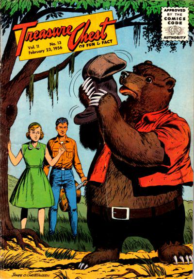 Treasure Chest of Fun and Fact #13 199 (1956) Comic Books Treasure Chest of Fun and Fact
