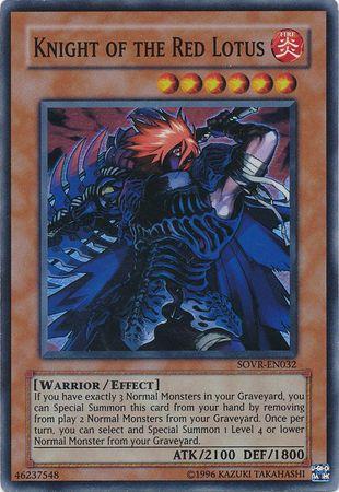 Knight of the Red Lotus SOVR-EN032 YuGiOh Stardust Overdrive