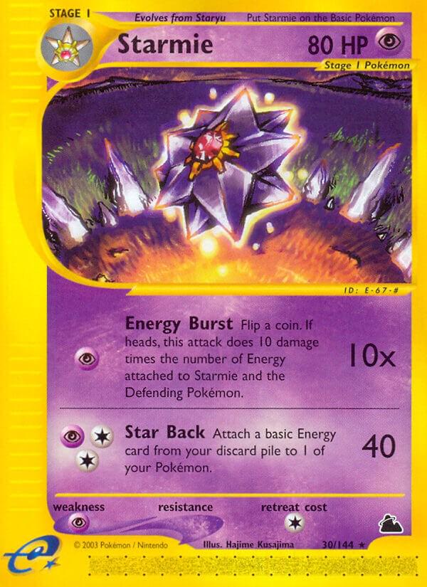 Starmie #30 Pokemon Skyridge