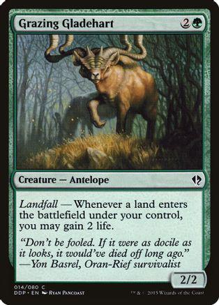 Grazing Gladehart Magic Zendikar vs Eldrazi