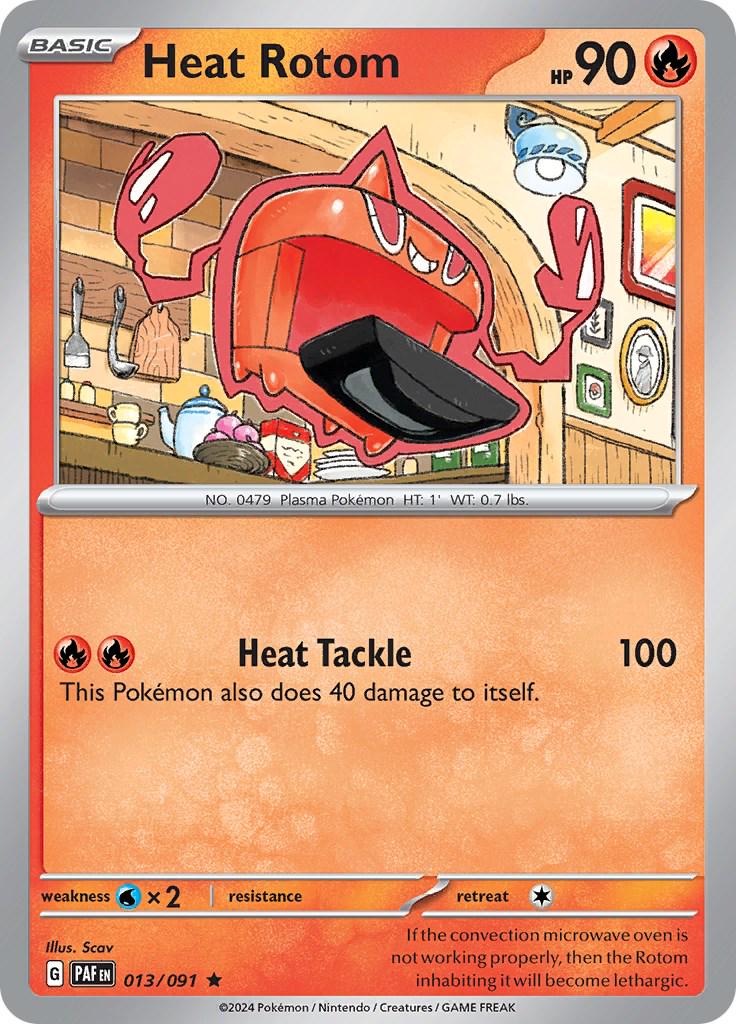 Heat Rotom #13 Pokemon Paldean Fates
