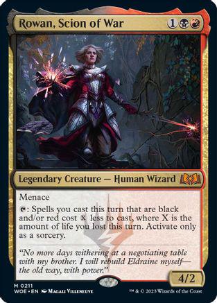 Rowan, Scion of War #211 Magic Wilds of Eldraine