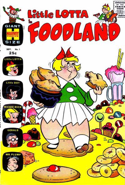 Little Lotta Foodland #1 (1963) Comic Books Little Lotta Foodland