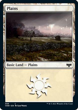 Plains #398 Magic Innistrad: Crimson Vow