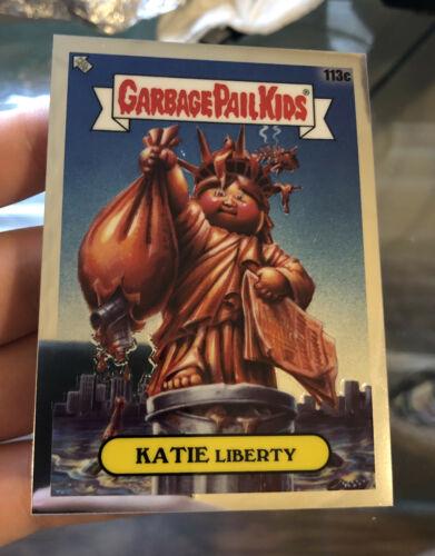 Katie LIBERTY #113c 2020 Garbage Pail Kids Chrome