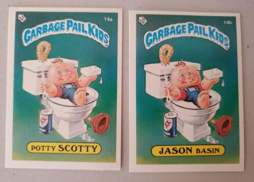 Potty SCOTTY #14a Garbage Pail Kids 1985 Mini